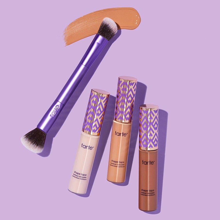 Makeup Tarte Brushes & Tools | Shape Tape Quickie Double-Ended Concealer Brush