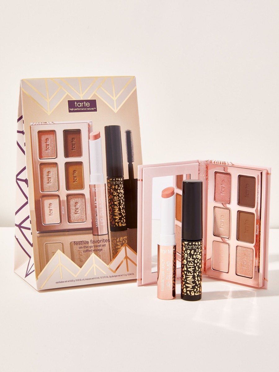 Makeup Tarte Eyeshadow Palettes | Festive Favorites On-The-Go Travel Set