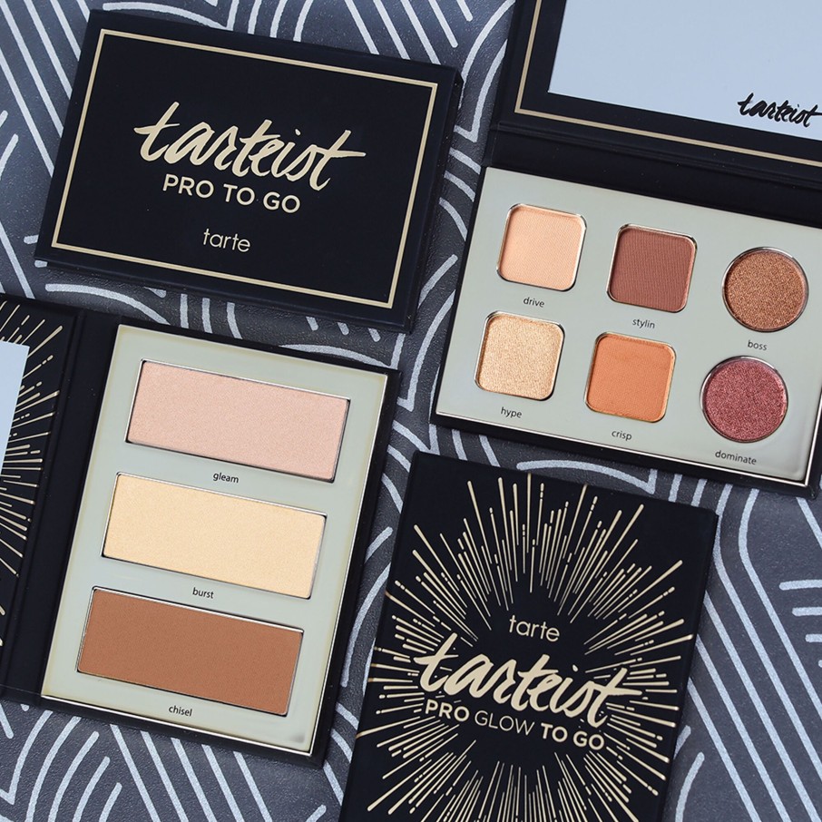 Makeup Tarte Contour & Highlight | Tarteist Pro Glow To Go Highlight Contour Palette